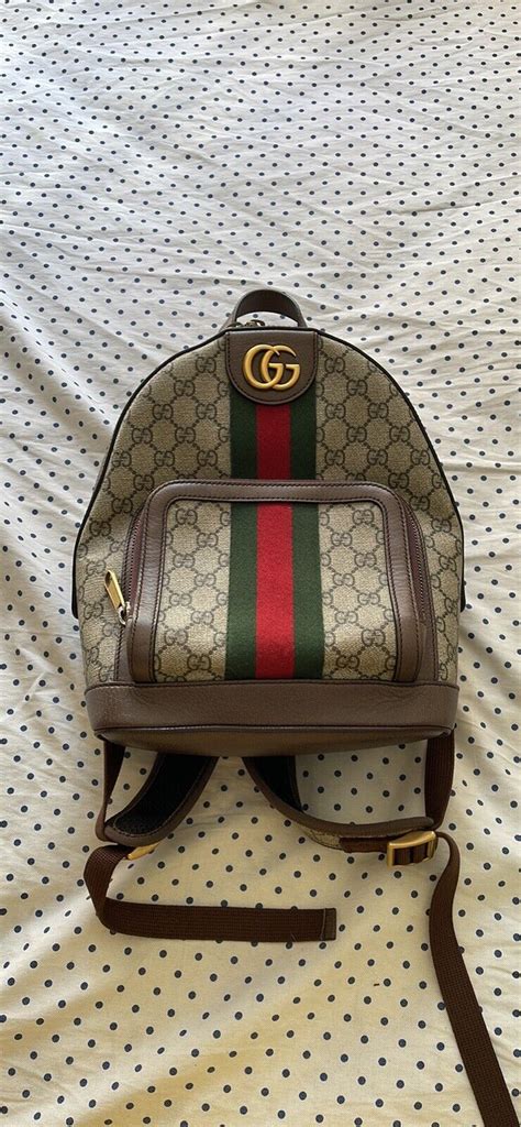 how to spot fake gucci backpack|gucci backpack clone.